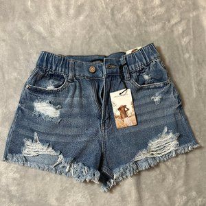 Sincerely Jules Distressed Denim Shorts
